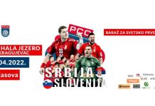 Србија спремно дочекује Словенију у борби за пласман на СП 2023